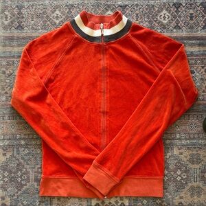 Juicy Couture Orange Zip-Up Sweatshirt
